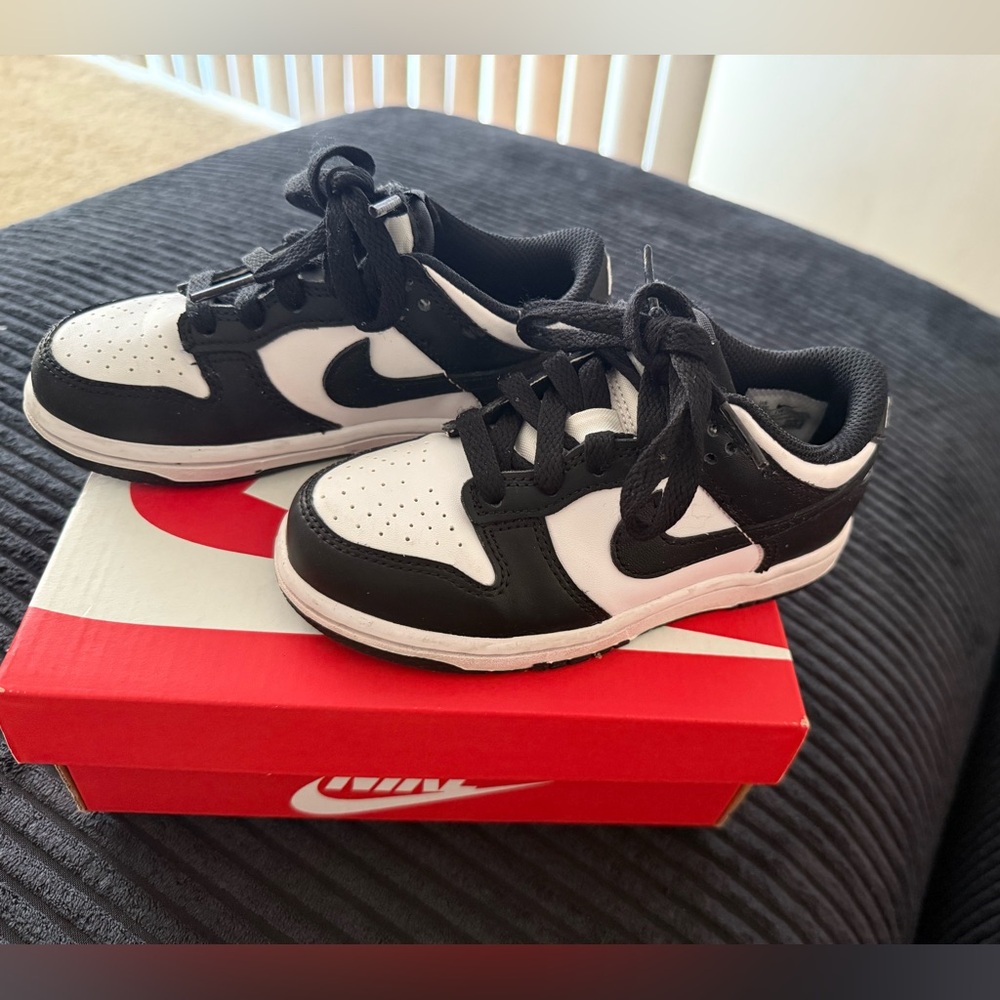 Nike Black and White Athletic Shoes - panda dunks